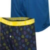 Joe Boxer Blue Licky And Dogs 2 Pack Boxer Shorts(Joe Boxer Blue Licky And Dogs 2 Pack Boxer Shorts)