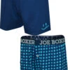 Joe Boxer Blue Polka Dot 2 Pack Boxer Shorts(Joe Boxer Blue Polka Dot 2 Pack Boxer Shorts) -Cozy Vibes Store 2pkbl792 1