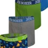 Joe Boxer Green And Blue Hues Cotton 4 Pack Boxer Briefs(Joe Boxer Green And Blue Hues Cotton 4 Pack Boxer Briefs) -Cozy Vibes Store 4pkbb144 1