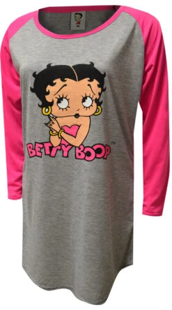 Betty Boop Pretty In Pink Nightshirt(Betty Boop Pretty In Pink Nightshirt)