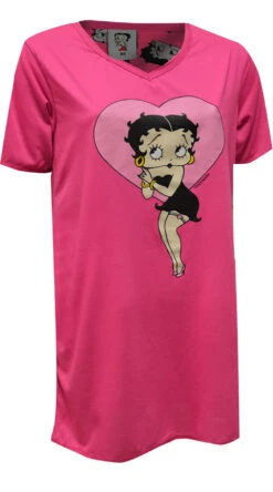 Betty Boop Love That Betty Fuchsia Nightshirt(Betty Boop Love That Betty Fuchsia Nightshirt)