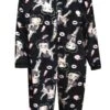 Betty Boop Black Plush Hooded Onesie Pajama(Betty Boop Black Plush Hooded Onesie Pajama) -Cozy Vibes Store bbonesiebwu 1