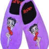 Betty Boop Purple Scuff Slippers(Betty Boop Purple Scuff Slippers) -Cozy Vibes Store bbslipperpur 1