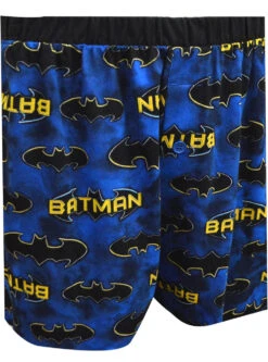 Batman Logo Blue Cotton Boxer Shorts(Batman Logo Blue Cotton Boxer Shorts)