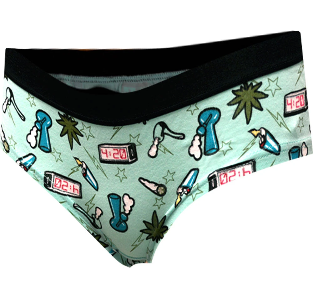 High Times Blue Ganja Weed Hipster Panty(High Times Blue Ganja Weed Hipster Panty) 7 High Times Blue Ganja Weed Hipster Panty(High Times Blue Ganja Weed Hipster Panty) - Image 5