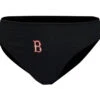 Embroidered Monogram B For Boston Red Sox Black Ladies Panty(Boston Red Sox Black Ladies Panty) -Cozy Vibes Store ccsbu2602 1