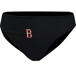 Embroidered Monogram B For Boston Red Sox Black Ladies Panty(Boston Red Sox Black Ladies Panty) -Cozy Vibes Store ccsbu2602 2