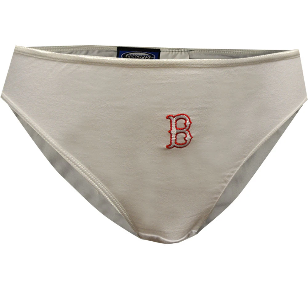 Embroidered Monogram B For Boston White Cotton Panty(Boston Red Sox B Logo White Cotton Panty) 7 Embroidered Monogram B For Boston White Cotton Panty(Boston Red Sox B Logo White Cotton Panty) - Image 5