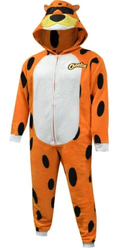 Cheetos Chester Cheetah Hooded Onesie Union Suit(Cheetos Chester Cheetah Hooded Onesie Union Suit)
