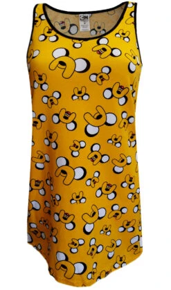 Adventure Time Jake The Dog Tank Style Nightgown(Adventure Time Jake The Dog Tank Style Nightgown) -Cozy Vibes Store cn011362 1 10a8aa8e 6018 40ba 807c 97435f0208f2