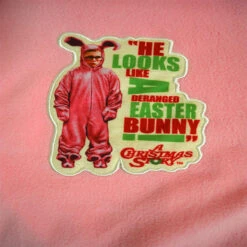 Christmas Story Ralphie Deranged Bunny One Piece Pajama Unisex(Christmas Story Ralphie Deranged Bunny One Piece Pajama Unisex 2) -Cozy Vibes Store cy071mbs 3