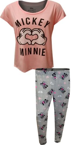 Disney Mickey Loves Minnie Super Soft Pajama Set(Disney Mickey Loves Minnie Super Soft Pajama Set)