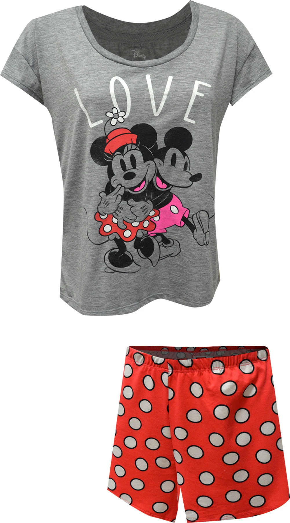 Disney Minnie And Mickey In Love Shortie Pajama Set(Disney Minnie And Mickey In Love Shortie Pajama Set) 5 Disney Minnie And Mickey In Love Shortie Pajama Set(Disney Minnie And Mickey In Love Shortie Pajama Set) - Image 3