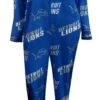 NFL Lions Ladies One Piece Footie Pajama(Detroit Lions Ladies One Piece Footie Pajama)