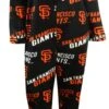 San Francisco Giants Women's One Piece Footie Pajama(San Francisco Giants Womens One Piece Footie Pajama)