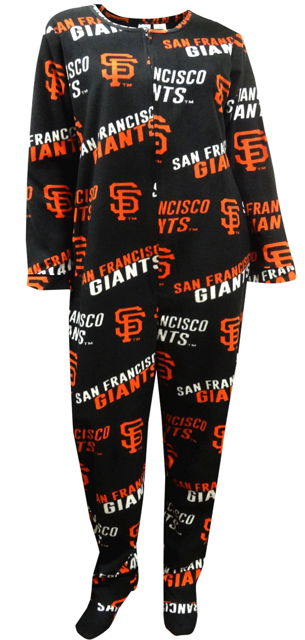 San Francisco Giants Women's One Piece Footie Pajama(San Francisco Giants Womens One Piece Footie Pajama) 3 San Francisco Giants Women's One Piece Footie Pajama(San Francisco Giants Womens One Piece Footie Pajama)