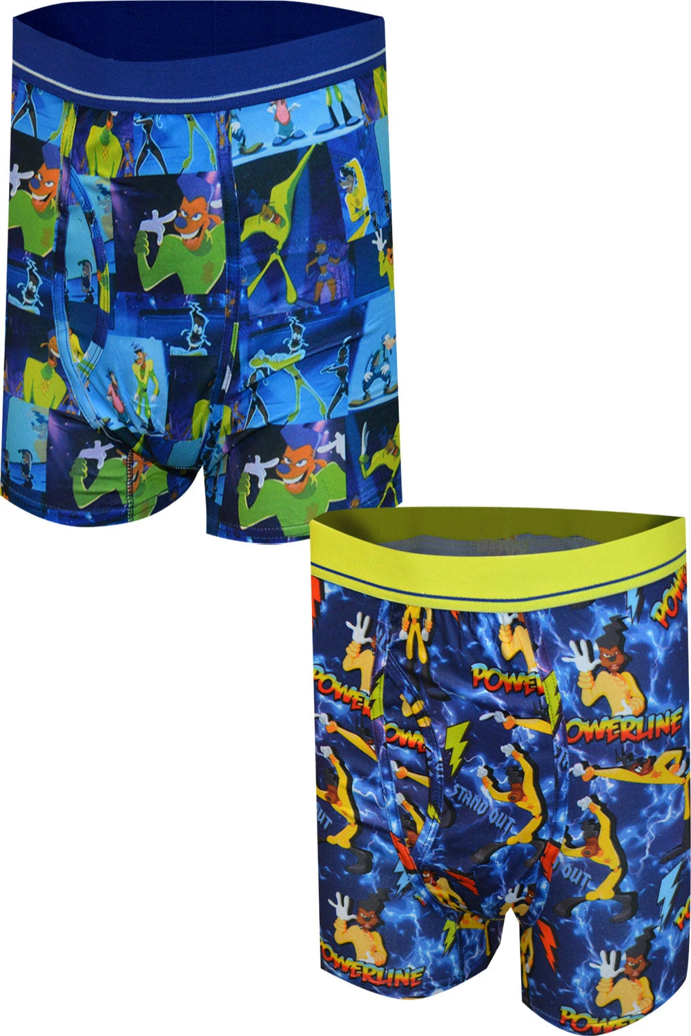 Disney's Powerline Goofy Movie 2 Pack Boxer Briefs(Disneys Powerline Goofy Movie 2 Pack Boxer Briefs)