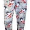Frosty The Snowman Ladies Silky Fleece Cuffed Sleep Pants(Frosty The Snowman Ladies Silky Fleece Cuffed Sleep Pants) -Cozy Vibes Store fw053xpt