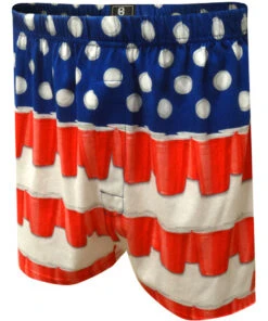 American Flag Beer Pong Boxer Shorts(American Flag Beer Pong Boxer Shorts)