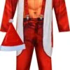 Sexy Santa Claus Adult Onesie Pajama With Hat(Sexy Santa Claus Adult Onesie Pajama With Hat) -Cozy Vibes Store ge338mbs 1