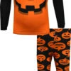 Halloween Pumpkin Jack O Lantern Kids Pajama(Halloween Pumpkin Jack O Lantern Kids Pajama) -Cozy Vibes Store ge530bll 1