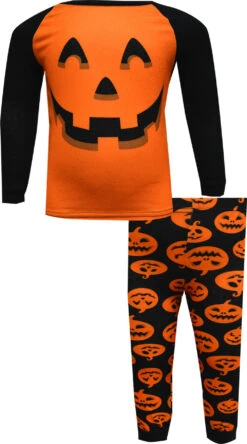 Halloween Pumpkin Jack O Lantern Kids Pajama(Halloween Pumpkin Jack O Lantern Kids Pajama)