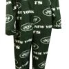 NFL NY Jets Ladies One Piece Footie Pajama(New York Jets Ladies One Piece Footie Pajama) -Cozy Vibes Store hhd0518 1