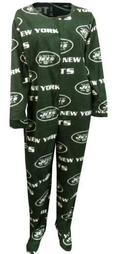 NFL NY Jets Ladies One Piece Footie Pajama(New York Jets Ladies One Piece Footie Pajama) -Cozy Vibes Store hhd0518 1 783e2a86 4d2d 462c a4d7 77255a1f4ad4