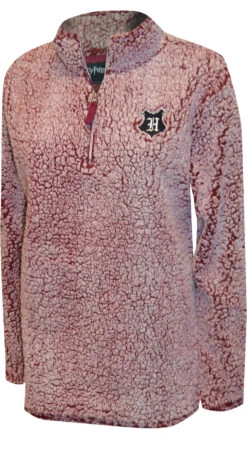 Harry Potter Hogwarts Crest Sherpa Quarter Zip Size Small(Harry Potters Hogwarts Crest Sherpa Quarter Zip)