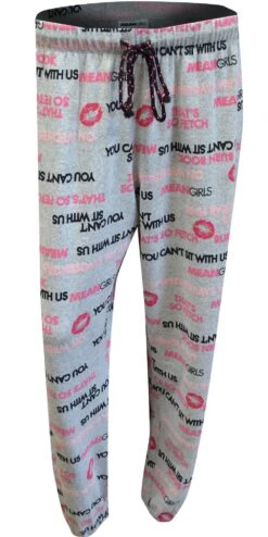 Mean Girls Movie Phrases Jogger Style Lounge Pants(Mean Girls Movie Phrases Jogger Style Lounge Pants) -Cozy Vibes Store k8800010mg 1
