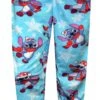 Lilo And Stitch Snow Flake Silky Fleece Ladies Cuffed Sleep Pant(Lilo And Stitch Christmas Silky Fleece Ladies Cuffed Sleep Pant)