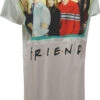 Friends The TV Series Cast Super Soft Nightshirt(Friends The Tv Series Cast Super Soft Nightshirt) -Cozy Vibes Store lz11904gafd 1
