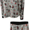 Disney Minnie And Mickey Sweethearts Shortie Pajama Set(Disney Minnie And Mickey Sweethearts Shortie Pajama Set) -Cozy Vibes Store lz11905scmk 1