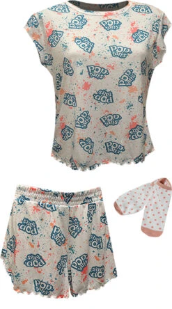 Kellogg's Pop Tarts Shortie Pajama With Socks(Kelloggs Poptarts Shortie Pajama With Socks)
