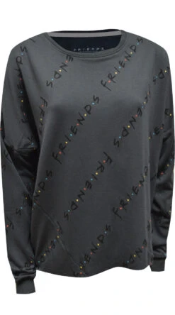 Friends The TV Series Logo Super Soft Gray Sweatshirt(Friends The Tv Series Logo Super Soft Gray Sweatshirt) -Cozy Vibes Store lz39561ta 1 0347fff4 cae2 4314 8537 71ab1193d75f