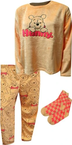 Disney's Winnie The Pooh Hunny Super Soft Pajama With Socks(Disneys Winnie The Pooh Hunny Super Soft Pajama With Socks) -Cozy Vibes Store lz43920sewp 1 c059b6f9 4142 44aa b8f9 127e4c3a929e