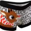 Rudolph The Red-Nosed Reindeer Black And White Boyshort Panty(Rudolph The Red Nosed Reindeer Black And White Boyshort Panty) -Cozy Vibes Store m501me100 1 0c71b71d c157 4482 b425 11a14f97f8f9