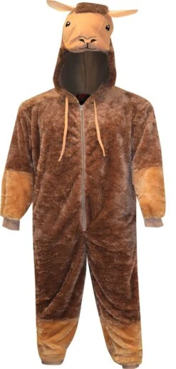Llama Onesie Hooded Union Suit Pajama(Llama Onesie Hooded Union Suit Pajama)