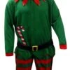 Jingle Bells Christmas Elf Hooded Onesie Pajama(Jingle Bells Christmas Elf Hooded Onesie Pajama)