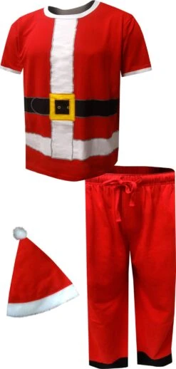 Dress Like Santa Claus Pajama Set With Hat(Dress Like Santa Claus Pajama Set With Hat) -Cozy Vibes Store mf19518ss 2 7bf4d0a8 8454 4093 b1a4 6f1c8e54e884