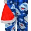 Rudolph The Red-Nosed Reindeer Bumble Plush Lounge Pants With Santa Hat(Rudolph The Red Nosed Reindeer Bumble Plush Lounge Pants With Santa Hat) 2 Rudolph The Red-Nosed Reindeer Bumble Plush Lounge Pants With Santa Hat(Rudolph The Red Nosed Reindeer Bumble Plush Lounge Pants With Santa Hat) -Cozy Vibes Store mf19527pt 1