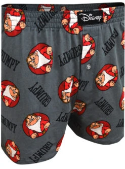 Disney's Snow White Grumpy In Circles Cotton Boxer Shorts(Disneys Snow White Grumpy In Circles Cotton Boxer Shorts)