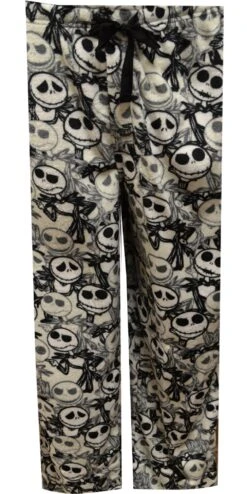 Nightmare Before Christmas Skellington Shadows Plush Lounge Pant(Nightmare Before Christmas Skellington Shadows Plush Lounge Pant)