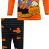 Disney Mickey Mouse Vampire Mickey Halloween Cotton Toddler Pajamas(Mickey Mouse Vampire Mickey Halloween Cotton Toddler Pajamas) -Cozy Vibes Store mk1061ell 1