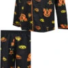 Disney Mickey Mouse Halloween Flannel Kids Pajamas(Disney Mickey Mouse Halloween Flannel Kids Pajamas) -Cozy Vibes Store mk1124bcl 1