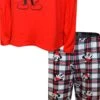 Mickey Mouse Christmas Plaid Women's Pajama Set(Mickey Mouse Christmas Plaid Womens Pajama Set) -Cozy Vibes Store mk549xll 1