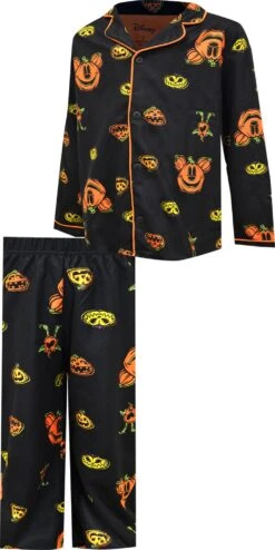 Disney Mickey Mouse Halloween Flannel Guys Pajamas(Disney Mickey Mouse Halloween Flannel Guys Pajamas)