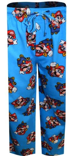 NINTENDO Super Mario Classic Blue Lounge Pants(Super Mario Classic Blue Lounge Pants)