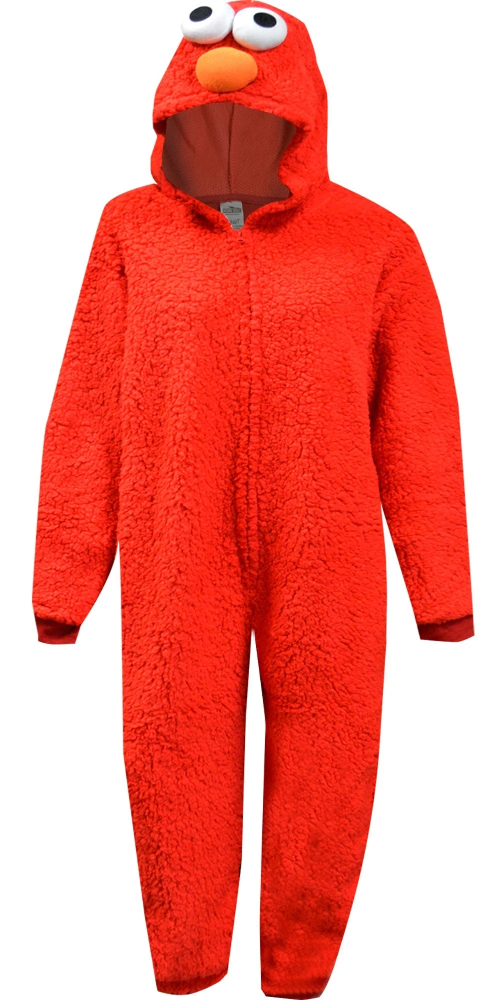 Sesame Street Elmo Plush Sherpa Hooded Onesie Adult Pajamas(Sesame Street Elmo Plush Sherpa Hooded Onesie Adult Pajamas) 3 Sesame Street Elmo Plush Sherpa Hooded Onesie Adult Pajamas(Sesame Street Elmo Plush Sherpa Hooded Onesie Adult Pajamas)