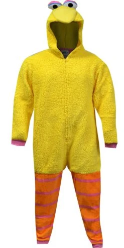 Sesame Street Big Bird Plush Sherpa Hooded Onesie Adult Pajamas(Sesame Street Big Bird Plush Sherpa Hooded Onesie Adult Pajamas) 9 Sesame Street Big Bird Plush Sherpa Hooded Onesie Adult Pajamas(Sesame Street Big Bird Plush Sherpa Hooded Onesie Adult Pajamas) -Cozy Vibes Store ms18085us 2 c5251616 e005 4cd4 8368 3c711db2bea4